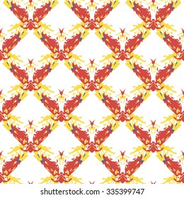 Seamless pattern for decoration. Print for paper wallpaper, tiles, textiles. Vector illustration. Hexagonal background.