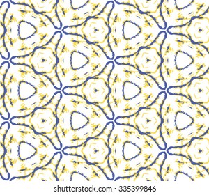 Seamless pattern for decoration. Print for paper wallpaper, tiles, textiles. Vector illustration. Hexagonal background.