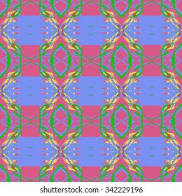 Seamless pattern for decoration. Print for paper wallpaper, tiles, textiles. Vector illustration. Hexagonal background. 