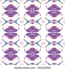 Seamless pattern for decoration. Print for paper wallpaper, tiles, textiles. Vector illustration. Hexagonal background.