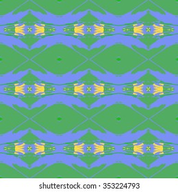 Seamless pattern for decoration. Print for paper wallpaper, tiles, textiles. Vector illustration. Hexagonal background. 