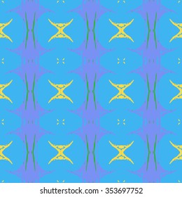Seamless pattern for decoration. Print for paper wallpaper, tiles, textiles. Vector illustration. Hexagonal background. 