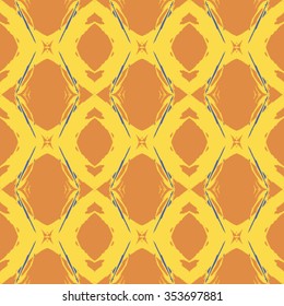 Seamless pattern for decoration. Print for paper wallpaper, tiles, textiles. Vector illustration. Hexagonal background. 