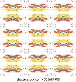 Seamless pattern for decoration. Print for paper wallpaper, tiles, textiles. Vector illustration. Hexagonal background. 