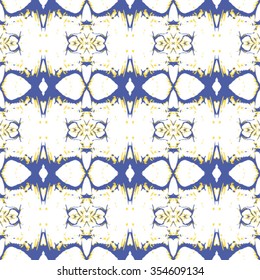 Seamless pattern for decoration. Print for paper wallpaper, tiles, textiles. Vector illustration. Hexagonal background. 