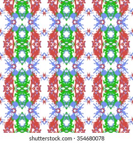 Seamless pattern for decoration. Print for paper wallpaper, tiles, textiles. Vector illustration. Hexagonal background. 