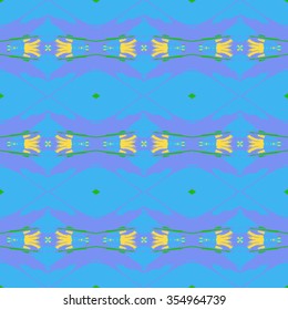 Seamless pattern for decoration. Print for paper wallpaper, tiles, textiles. Vector illustration. Hexagonal background. 