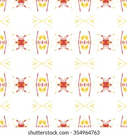 Seamless pattern for decoration. Print for paper wallpaper, tiles, textiles. Vector illustration. Hexagonal background. 