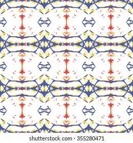 Seamless pattern for decoration. Print for paper wallpaper, tiles, textiles. Vector illustration. Hexagonal background. 