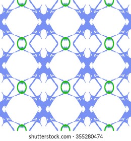 Seamless pattern for decoration. Print for paper wallpaper, tiles, textiles. Vector illustration. Hexagonal background. 