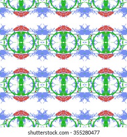 Seamless pattern for decoration. Print for paper wallpaper, tiles, textiles. Vector illustration. Hexagonal background. 