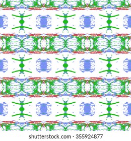 Seamless pattern for decoration. Print for paper wallpaper, tiles, textiles. Vector illustration. Hexagonal background. 