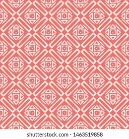 Seamless pattern for decoration in red. Print for paper wallpaper, tiles, textiles.