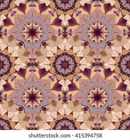 Seamless pattern. Decorative pattern in beautiful colors. Vector illustration
