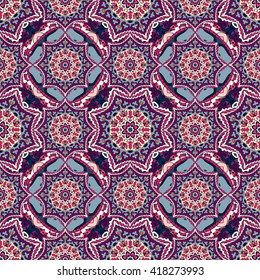Seamless pattern. Decorative pattern in beautiful colors. Vector illustration