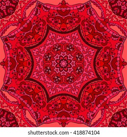 Seamless pattern. Decorative pattern in beautiful colors. Vector illustration