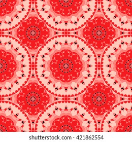 Seamless pattern. Decorative pattern in beautiful colors. Vector illustration