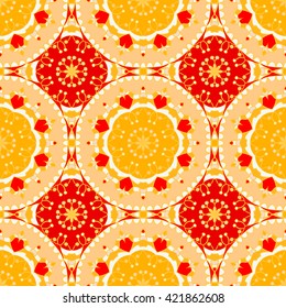 Seamless pattern. Decorative pattern in beautiful colors. Vector illustration