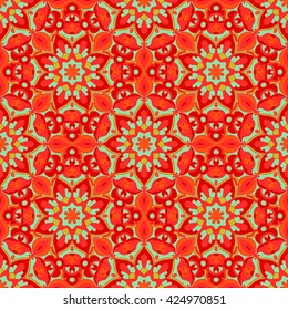 Seamless pattern. Decorative pattern in beautiful colors. Vector background