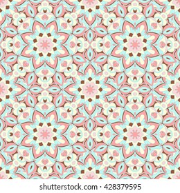 Seamless pattern. Decorative pattern in beautiful colors. Vector background