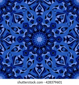 Seamless pattern. Decorative pattern in beautiful colors. Vector background