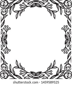 Seamless pattern with decorative beautiful flowers isolated on white, for pattern of various cards. Vector