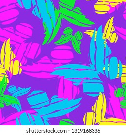 Seamless pattern with decorative butterflies. Summer day. Vector illustration. Can be used for wallpaper, textile, invitation card, wrapping, web page background.