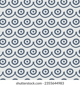 Seamless pattern with decorative elements. Hand drawn background