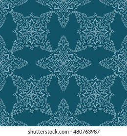 seamless pattern. decorative ethnic ornament