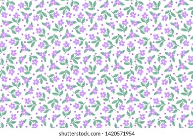 Seamless pattern with decorative floral background vector illustration