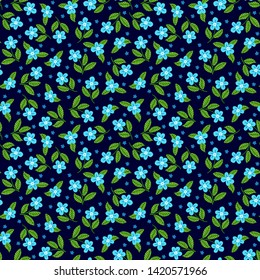 Seamless pattern with decorative floral background vector illustration