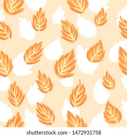 Seamless pattern with decorative floral background vector illustration