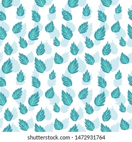 Seamless pattern with decorative floral background vector illustration