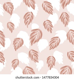 Seamless pattern with decorative floral background vector illustration