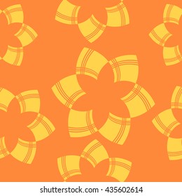 seamless pattern with decorative flower. The cloth. Abstraction. Textile