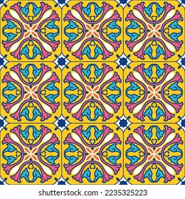 Seamless pattern decorative, flower pattern in vintage mandala style for tattoos, fabrics or decorations and more	