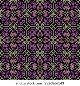 Decoración de estampado impecable, estampado floral en estilo mandala vintage para tatuajes, tejidos o decoraciones y más. Ilustración vectorial.