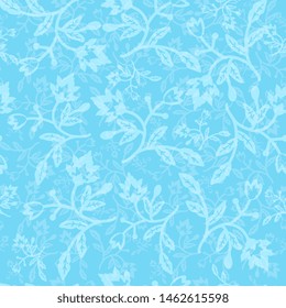 Seamless pattern with decorative flowers