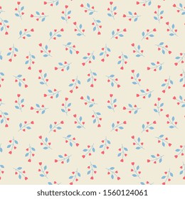 Seamless pattern with decorative flowers