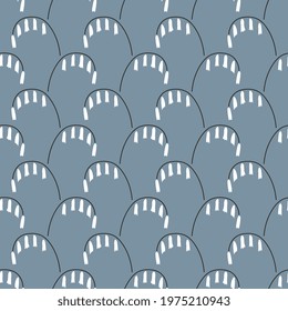 Seamless pattern with decorative flowers
