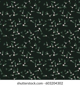 Seamless pattern with decorative flowers