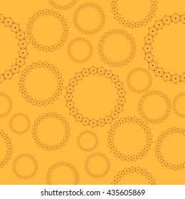 seamless pattern with decorative flowers. The cloth. Abstraction. Textile. Tenderness