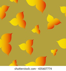 seamless pattern with decorative flowers. The cloth. Abstraction. Textile....