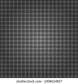 Seamless pattern with decorative geometric and abstract elements in gray, black and white colors. Vector illustration.