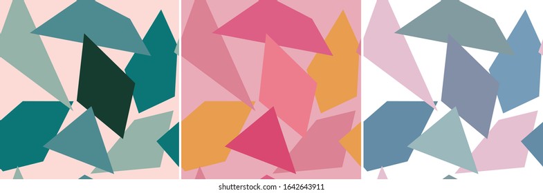 Patrón sin inconvenientes con elementos decorativos geométricos y abstractos. Ilustración vectorial. Para el diseño.