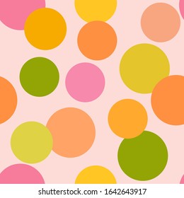 Seamless pattern with decorative geometric and abstract elements. Vector illustration. For design.