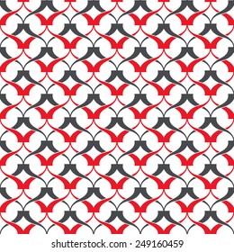 Seamless pattern.  Decorative lattice in the Moroccan style. Vector illustration.