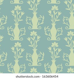 Seamless pattern with decorative ornament
