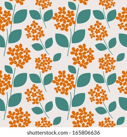 Seamless pattern with decorative ornament