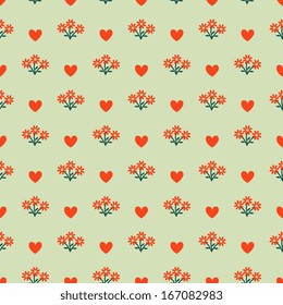 Seamless pattern with decorative ornament